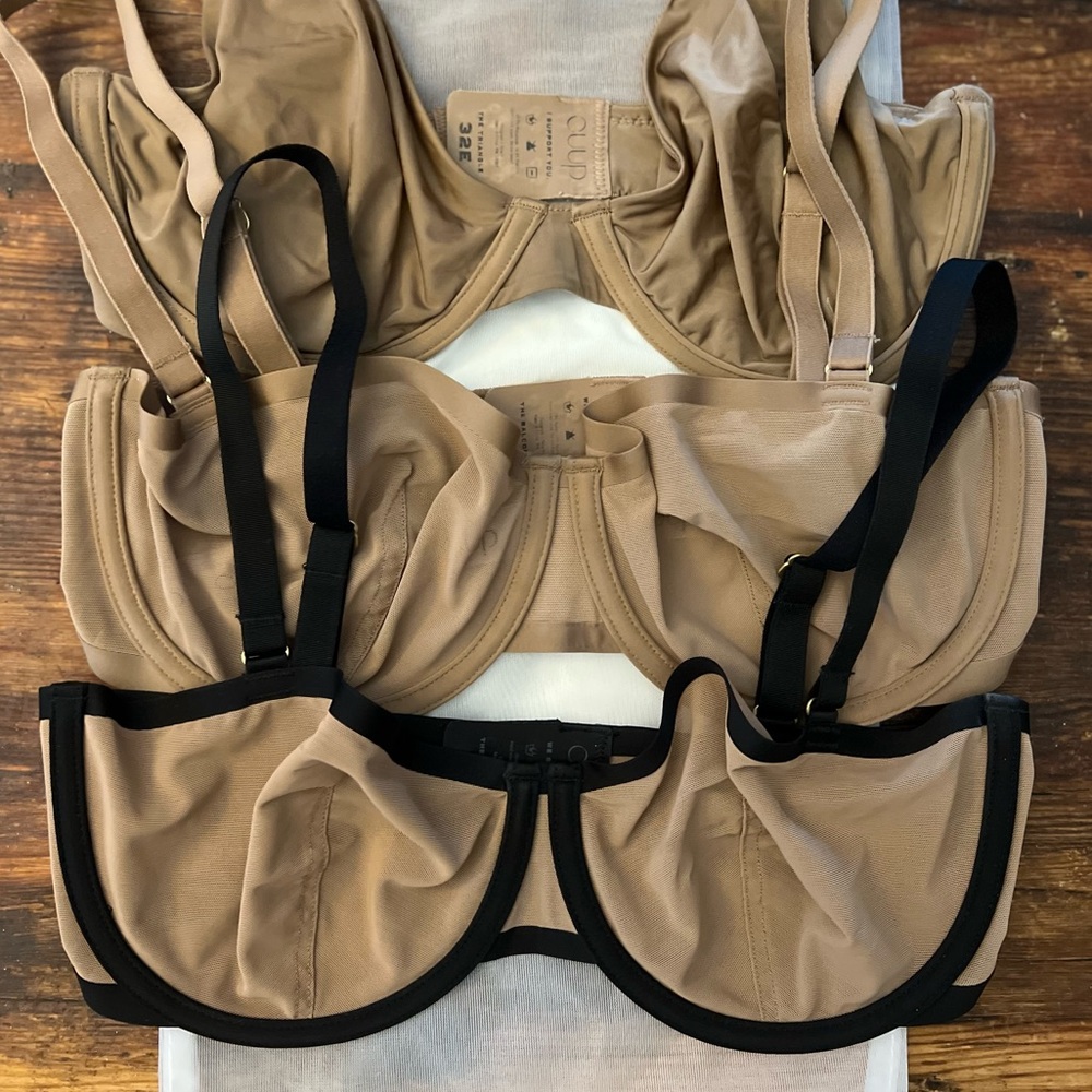 Cuup Nude Bra Bundle 32E (34D)